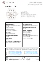 Preview for 5 page of HOLZKERN Nocturnal Sun Quick Start Manual