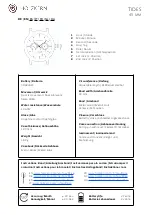 HOLZKERN Tides Quick Start Manual предпросмотр