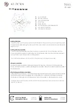 Preview for 2 page of HOLZKERN Tides Quick Start Manual