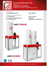 HOLZMANN MASCHINEN ABS 3000SE User Manual preview