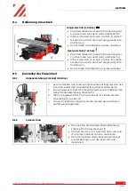 Предварительный просмотр 19 страницы HOLZMANN MASCHINEN BF 16V User Manual