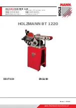 Preview for 1 page of HOLZMANN MASCHINEN BT 1220 Manual