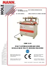 HOLZMANN MASCHINEN DBM 21N User Manual предпросмотр