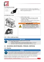 Preview for 24 page of HOLZMANN MASCHINEN EHH110 Operating Manual