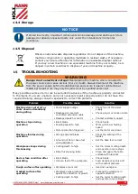 Preview for 27 page of HOLZMANN MASCHINEN EHH110 Operating Manual