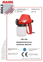 HOLZMANN MASCHINEN FSP 130 User Manual предпросмотр