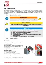 Предварительный просмотр 35 страницы HOLZMANN MASCHINEN HOB 260ECO User Manual