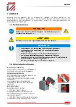 Preview for 21 page of HOLZMANN MASCHINEN HOB 260NL User Manual