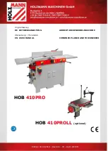 Предварительный просмотр 1 страницы HOLZMANN MASCHINEN HOB 410PRO User Manual