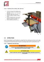 Предварительный просмотр 30 страницы HOLZMANN MASCHINEN HOB 410PRO User Manual