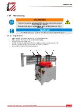 Предварительный просмотр 34 страницы HOLZMANN MASCHINEN HOB 410PRO User Manual