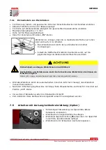 Предварительный просмотр 28 страницы HOLZMANN MASCHINEN K5 315VF-2000 User Manual