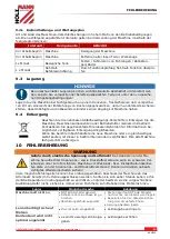 Preview for 20 page of HOLZMANN MASCHINEN KAM 535 User Manual