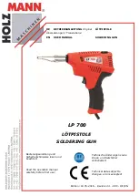 HOLZMANN MASCHINEN LP 700 User Manual preview