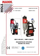 HOLZMANN MASCHINEN MBM 450LRE User Manual preview