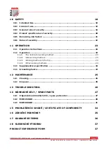 Preview for 3 page of HOLZMANN MASCHINEN MBM 450LRE User Manual