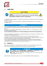 Preview for 12 page of HOLZMANN MASCHINEN MKS 355 User Manual