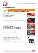 Preview for 40 page of HOLZMANN MASCHINEN MKS 355 User Manual