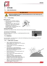 Предварительный просмотр 12 страницы HOLZMANN MASCHINEN NTS 200FLEX Operating Manual