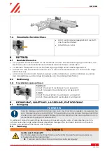 Preview for 10 page of HOLZMANN MASCHINEN PDB3200 User Manual