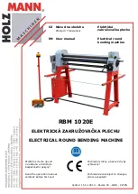 HOLZMANN MASCHINEN RBM 1020E User Manual preview