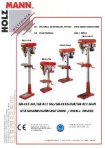 Preview for 1 page of HOLZMANN MASCHINEN SB4115H User Manual