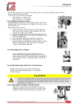 Предварительный просмотр 28 страницы HOLZMANN MASCHINEN SB510V User Manual