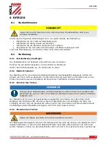 Предварительный просмотр 14 страницы HOLZMANN MASCHINEN SHT150XF User Manual