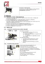 Предварительный просмотр 20 страницы HOLZMANN MASCHINEN TK255 User Manual