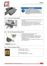 Предварительный просмотр 21 страницы HOLZMANN MASCHINEN TK255 User Manual