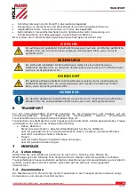 Предварительный просмотр 16 страницы HOLZMANN MASCHINEN TK305 User Manual