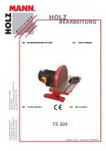 HOLZMANN MASCHINEN TS 305 User Manual preview