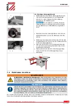 Предварительный просмотр 20 страницы HOLZMANN MASCHINEN TS315F1600 User Manual