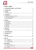 Preview for 2 page of HOLZMANN MASCHINEN UBM305 User Manual