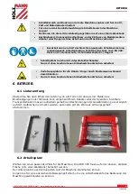 Preview for 8 page of HOLZMANN MASCHINEN UBM305 User Manual