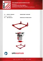 HOLZMANN MASCHINEN UFE410FLEX User Manual предпросмотр