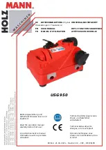 HOLZMANN MASCHINEN USG 950 User Manual предпросмотр