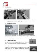 Предварительный просмотр 9 страницы HOLZMANN MASCHINEN USK 2760 User Manual