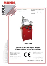 HOLZMANN MASCHINEN UWS 320 User Manual предпросмотр