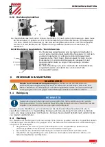 Предварительный просмотр 19 страницы HOLZMANN MASCHINEN ZX40PC Operating Manual