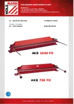 Preview for 1 page of Holzmann AKB 1000 FO User Manual