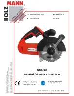 Holzmann DBS 125 User Manual preview