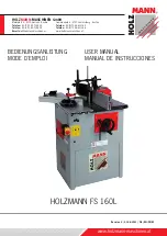 Preview for 1 page of Holzmann FS 160L User Manual