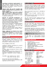 Preview for 8 page of Holzmann FS 160L User Manual