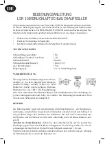 Preview for 2 page of Holzmann LSR 15M User Manual