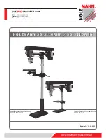 Preview for 1 page of Holzmann SB 3116RHN User Manual