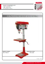 Holzmann SB 4132LR User Manual preview