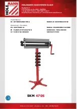 Предварительный просмотр 1 страницы Holzmann SKM 470S User Manual