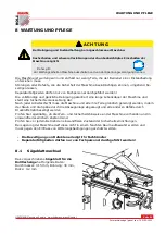 Preview for 21 page of Holzmann TS 315F-1500 User Manual