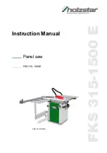 Holzstar FKS 315-1500 E Instruction Manual preview